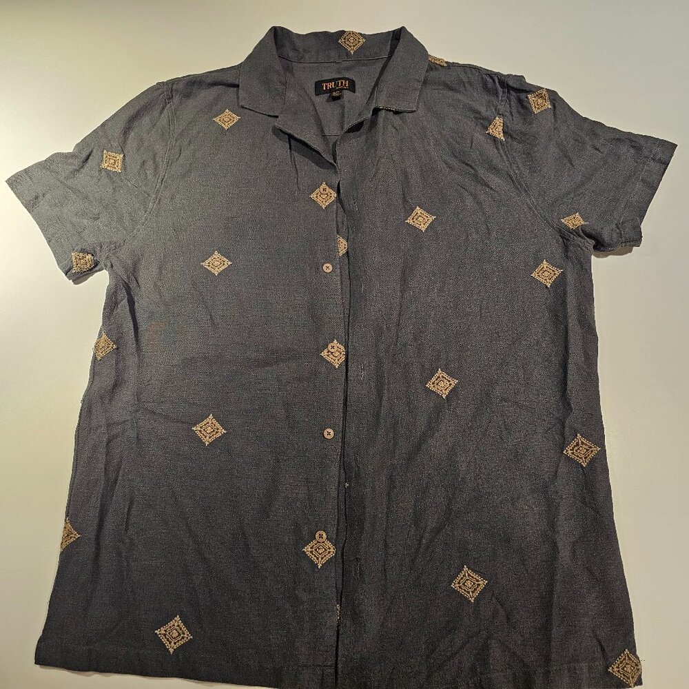 Truth Men's Linen Shirt Size L